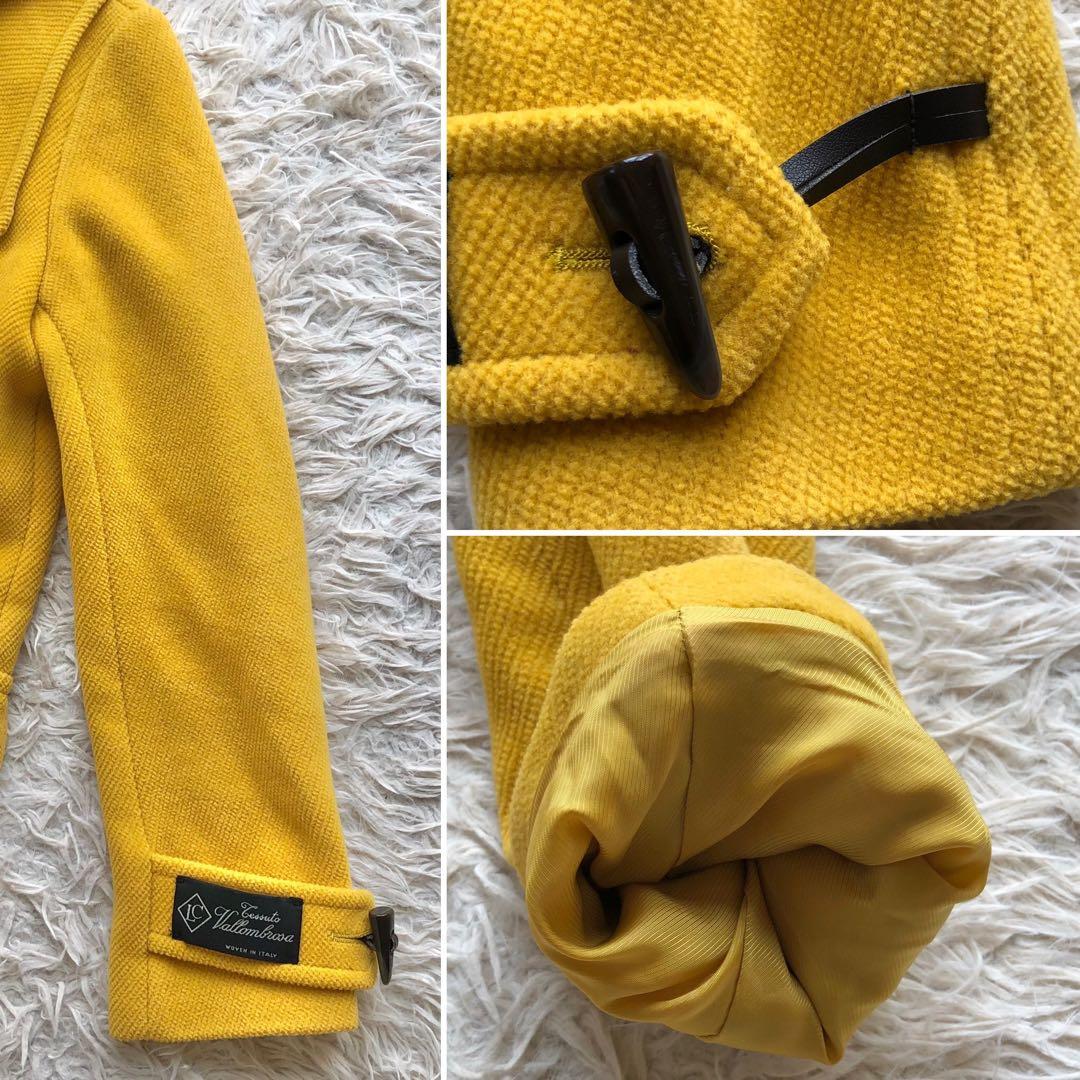 【近年 極美品】ビューティーアンドユース　ダッフルコート　マスタードイエロー