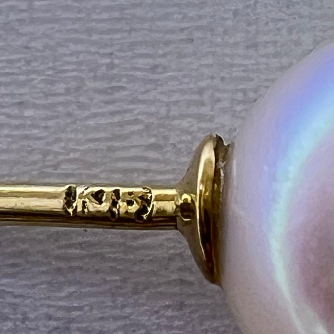 K18・WGK14刻印　ネックレストップ　タイピン　9.2g 東K8-0112①