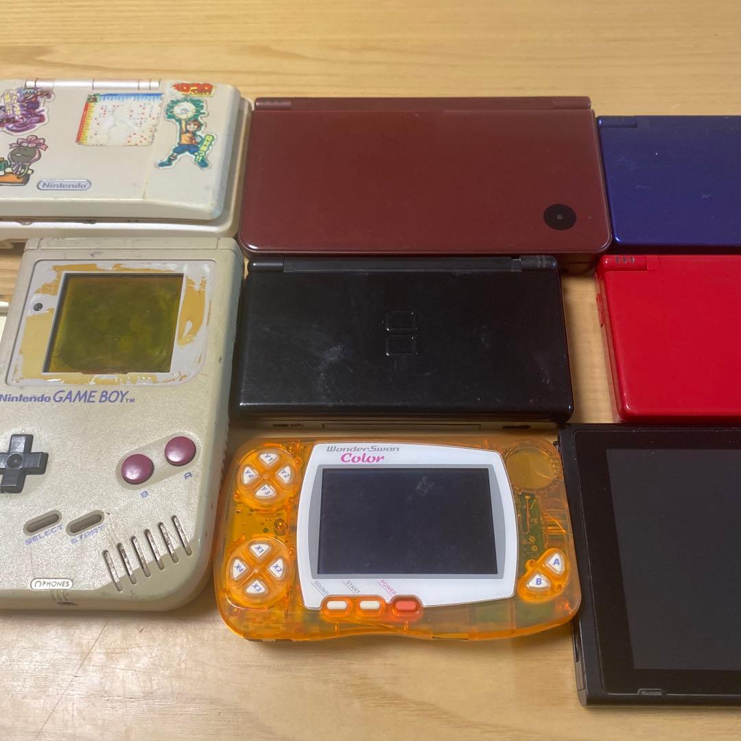 任天堂　dsi ll dsi ゲームボーイ　Switch ワンダースワンジャンク