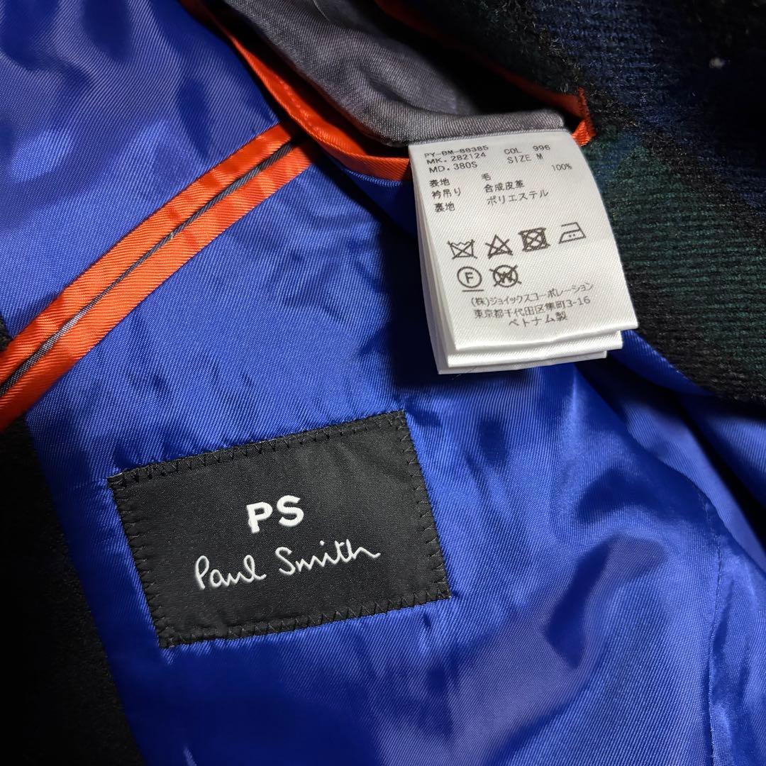 Paul Smith チェック柄チェスターコート　ブラックウォッチ　レア　00s