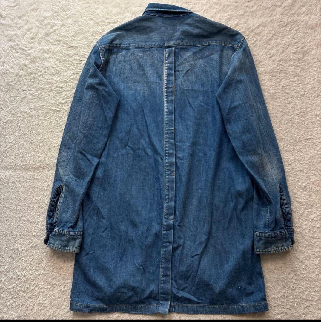 ヨウジヤマモトプールオム　ロングデニムシャツ