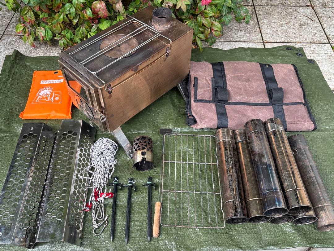 フィールドア 薪ストーブ テントプロテクター 収納ケース 焚き火シート セット