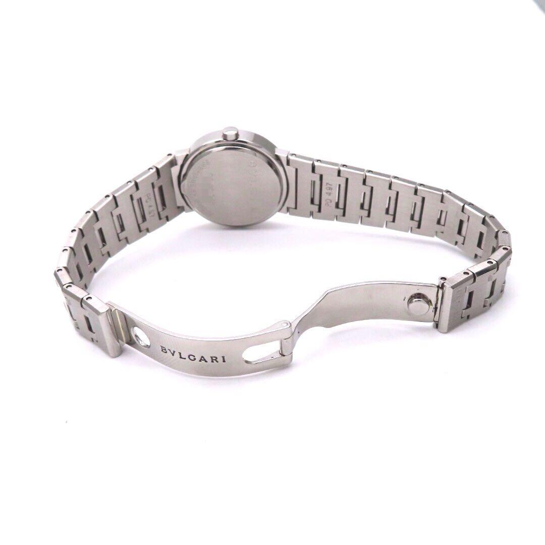 ☆極美品 BB26SSD BVLGARI ブルガリ 時計 ブラック レディース