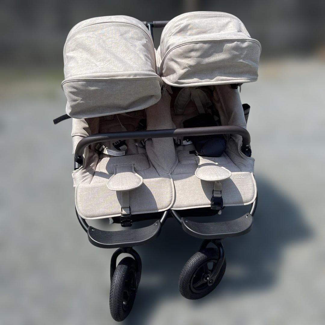AIRBUGGY ココダブル　エアバギー　双子　2人乗　美品
