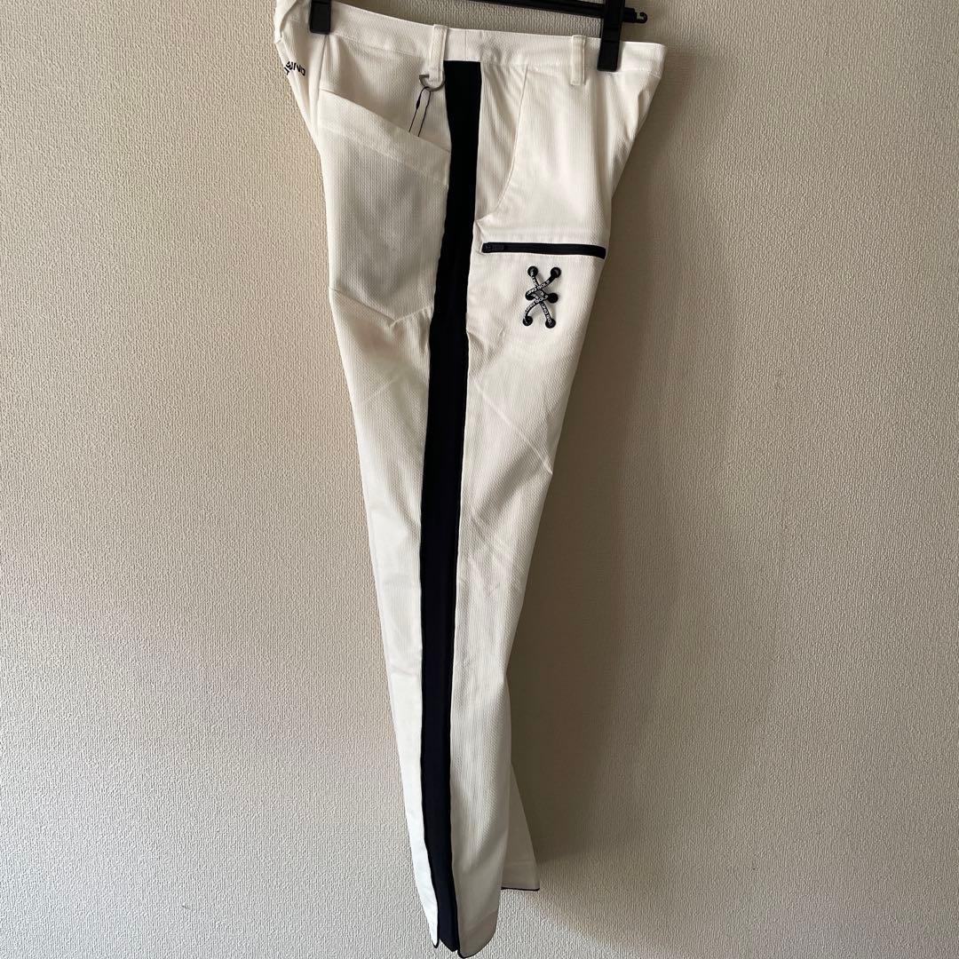 ラッセルノRusseluno ゴルフパンツ　白×黒　サイズ1 新品未使用