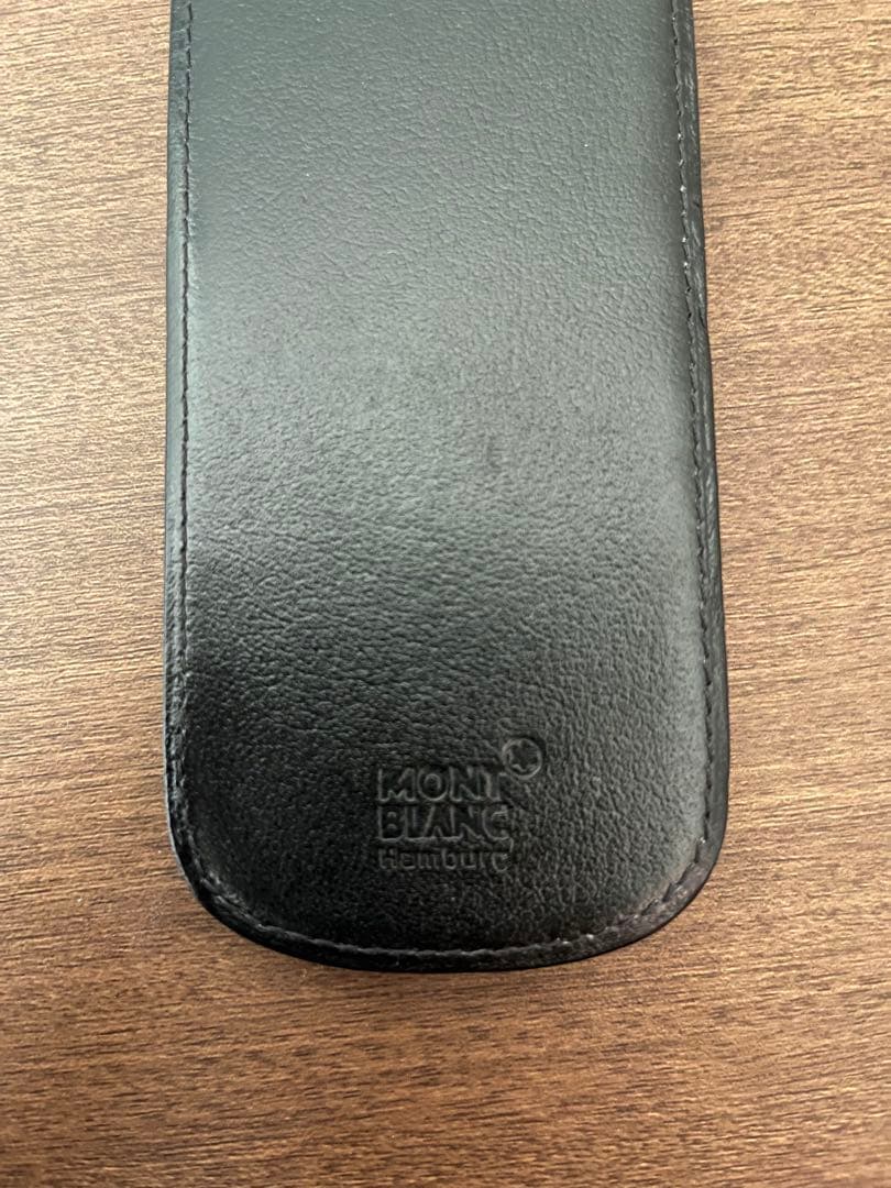【新品未使用】Montblanc モンブラン 本革　筆箱　ペンケース　3本入り