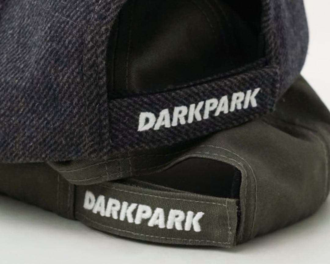 新品【DARKPARK 】EMBROIDERED WOOL ベースボールキャップ