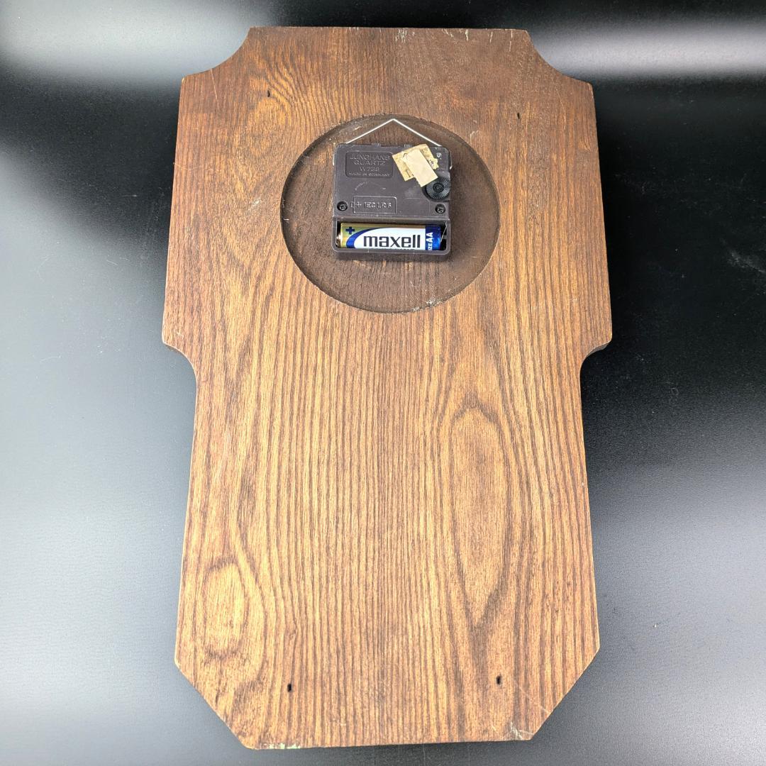 パブスト・ブルーリボン 木製掛時計／ビンテージバーサイン クロック　作動確認済