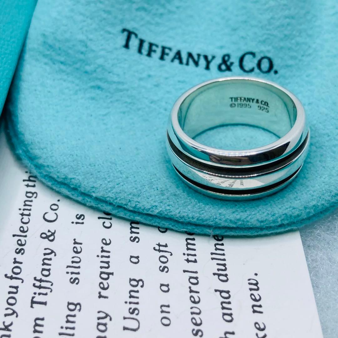13.5号 Tiffany & Co. ティファニー グルーブドリング シルバー