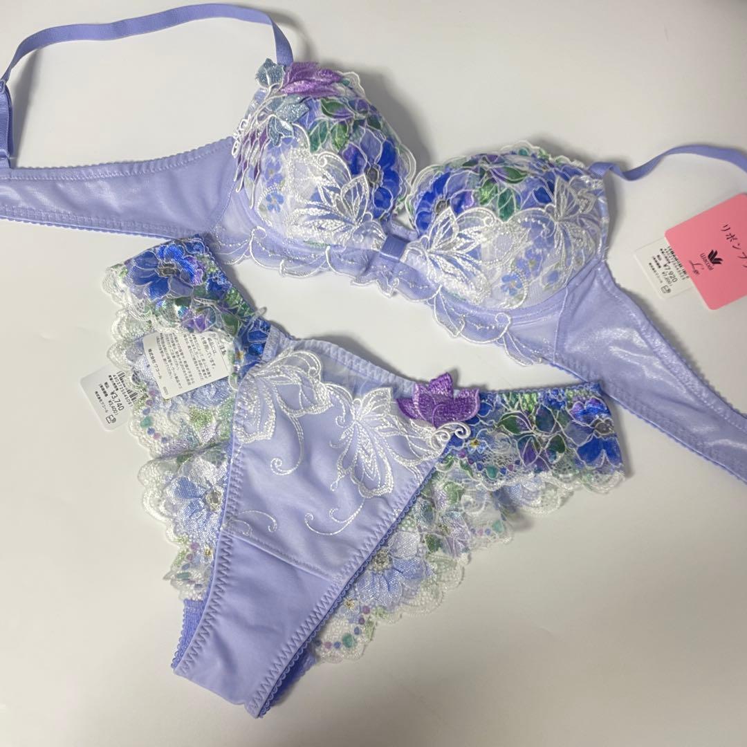 ワコール　 ルジェ　ブラジャー&ショーツ　「リボンブラ」E70M