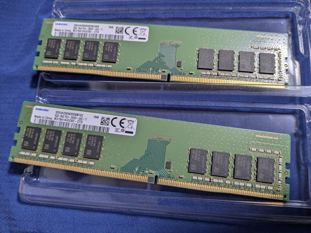 Samsung DDR4 2666 8GB ×2 計16GB