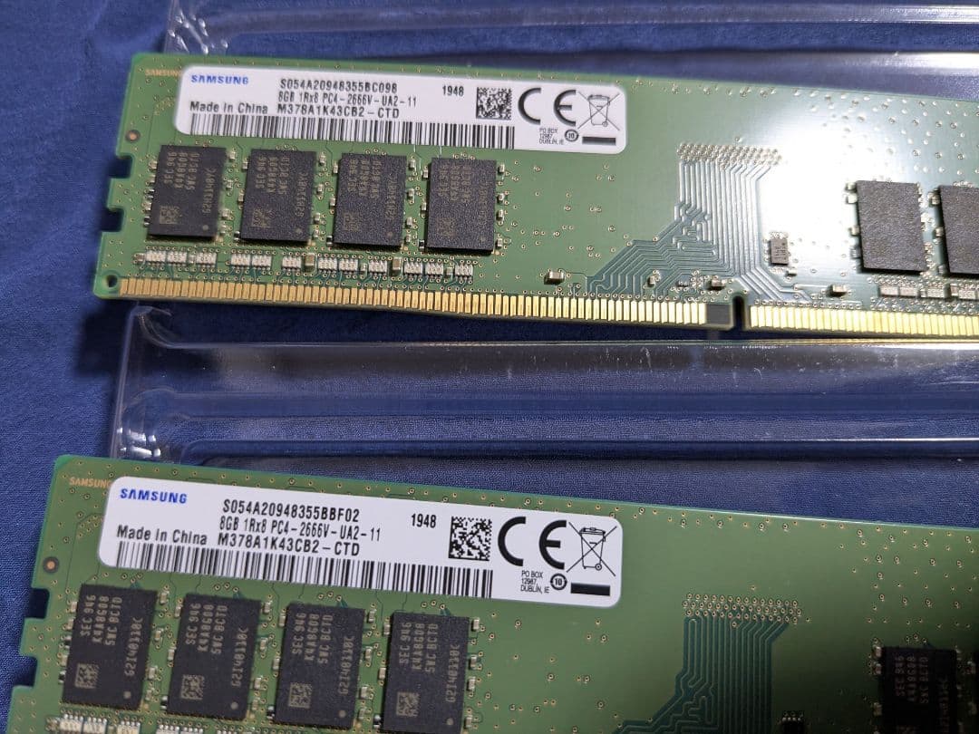 Samsung DDR4 2666 8GB ×2 計16GB