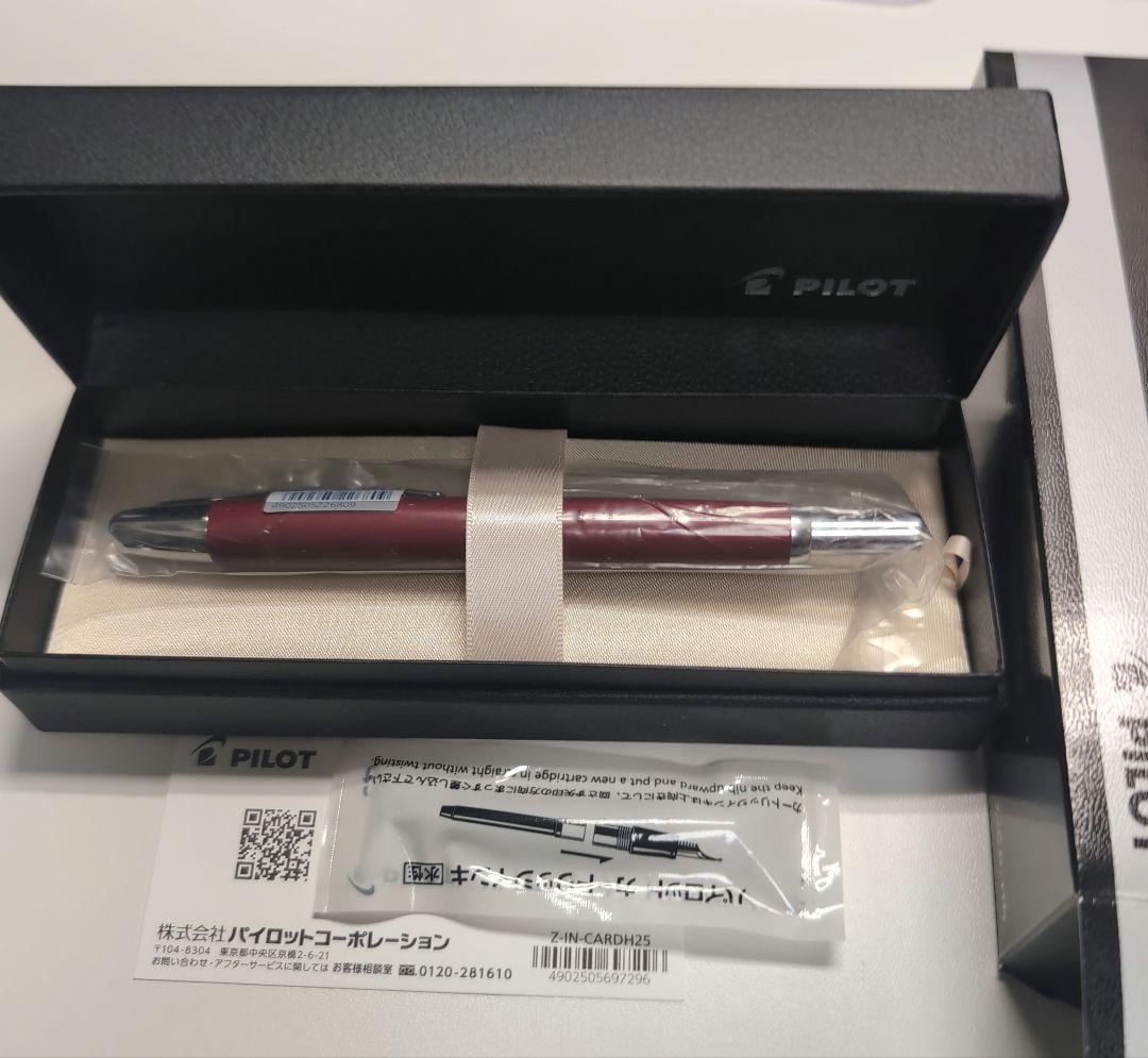 PILOT パイロット キャップレス 万年筆 FCN-1MR-DRF 細字