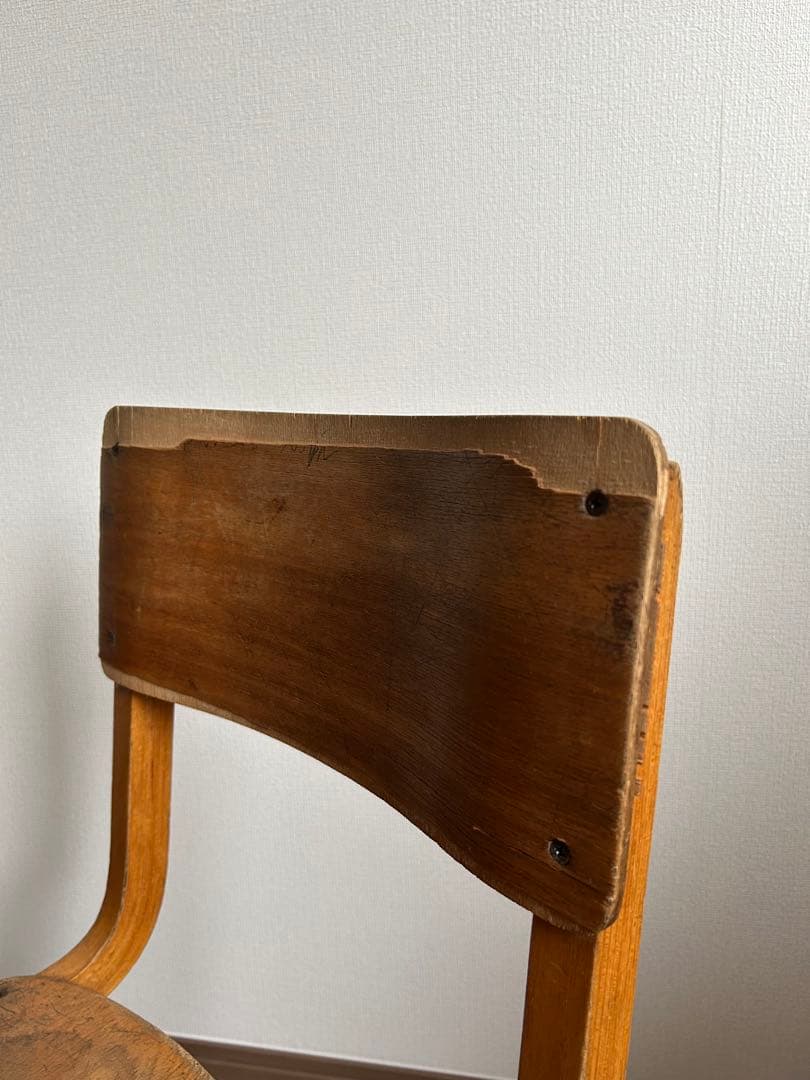 スクールチェアアンティーク　ヴィンテージ 学校椅子 インダストリアル