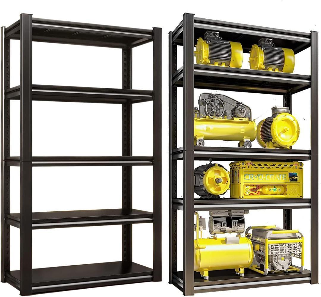 PTUWODS スチールラック 本体高耐荷重収納棚 (120*40*183cm)