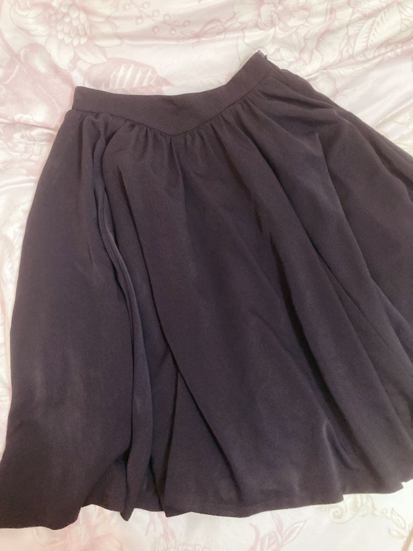 no.sproject 黒 理想のサーキュラースカート フレアスカート Mサイズ