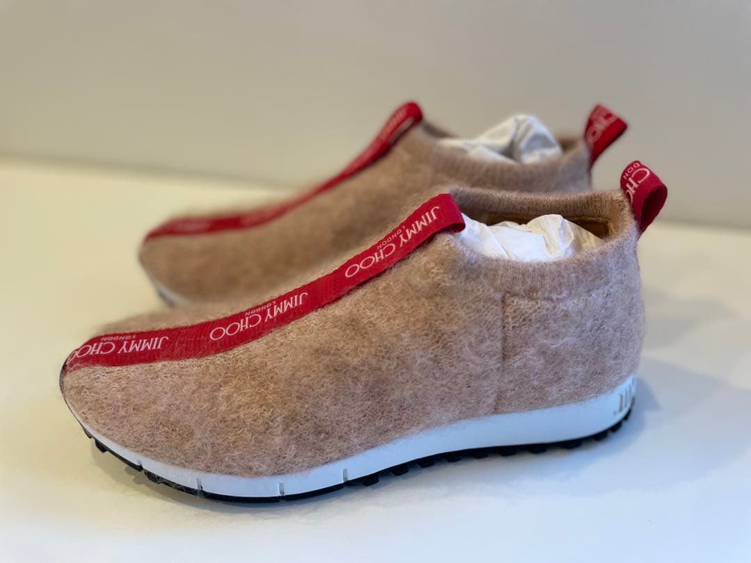 【新品・未使用】JIMMY CHOO スリッポンスニーカー