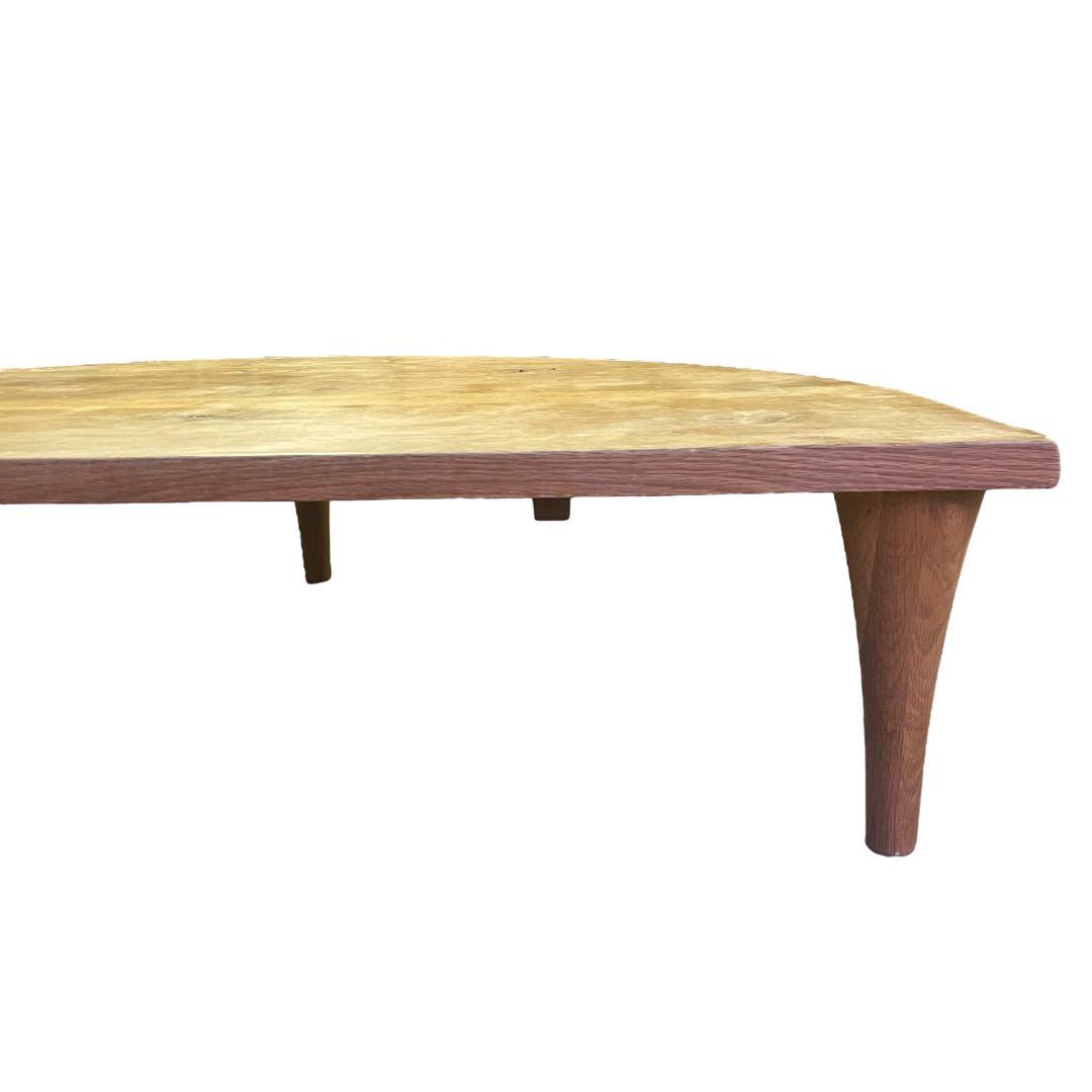 森のことばシリーズ 飛騨産業 半円型ローテーブル インテリア 家具