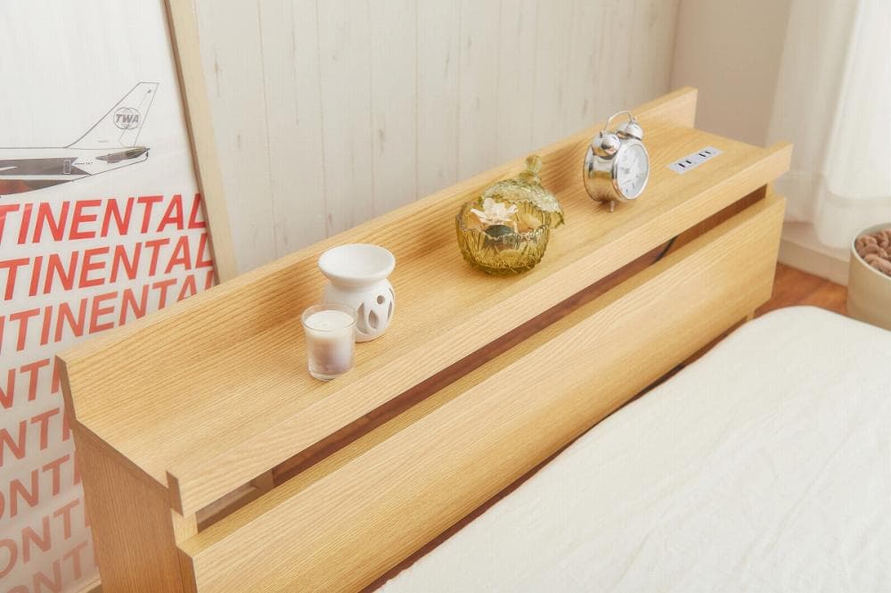 《新品・送料無料》【セミダブル】Coroa フロアベッド（マットレス付き）