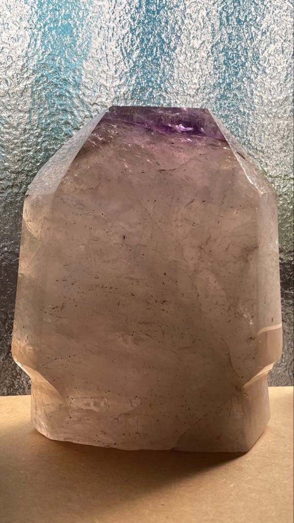 アメジスト 多面体クリスタル 約15cm