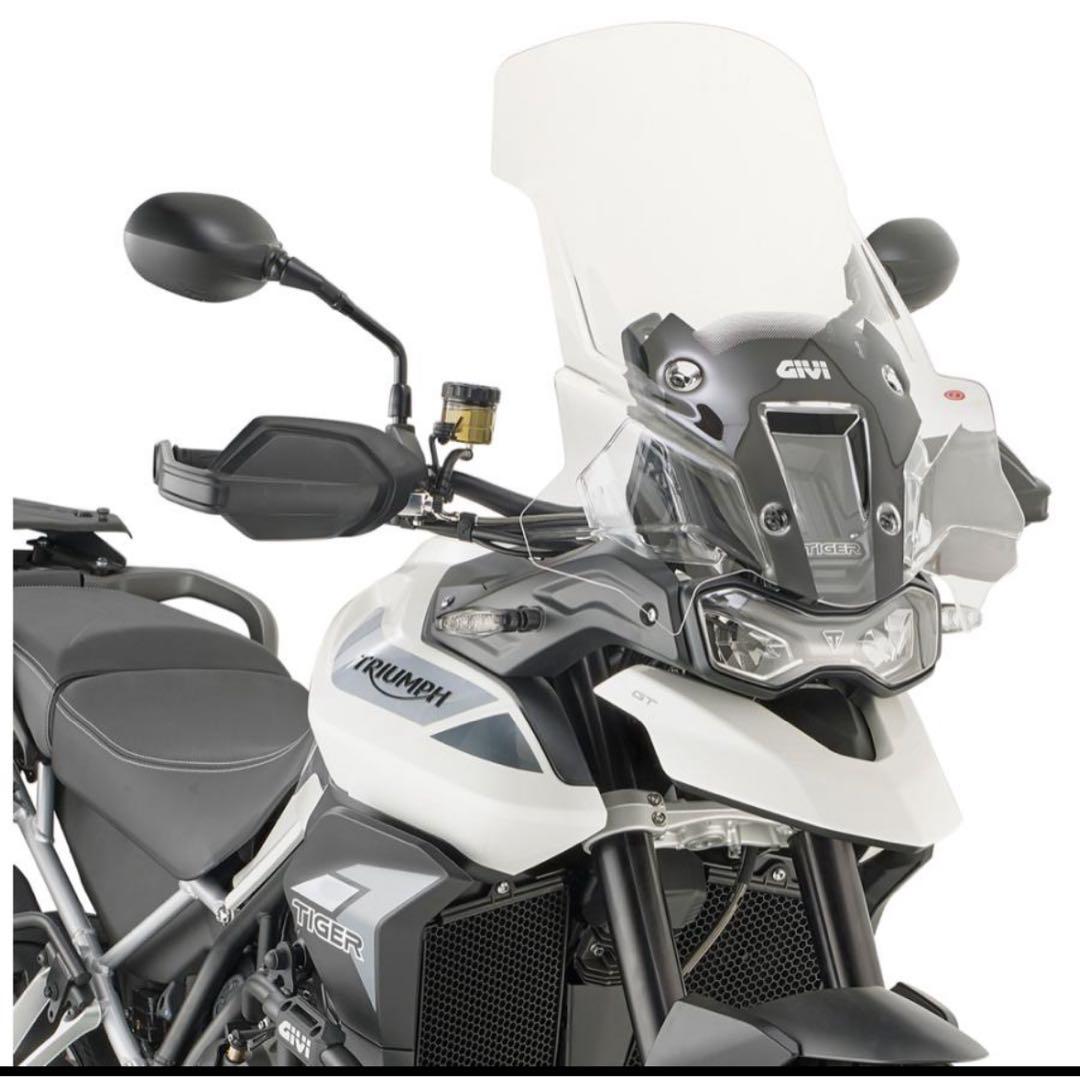 GIVI ウィンドシールド クリア/ブラック　ラージスクリーン
