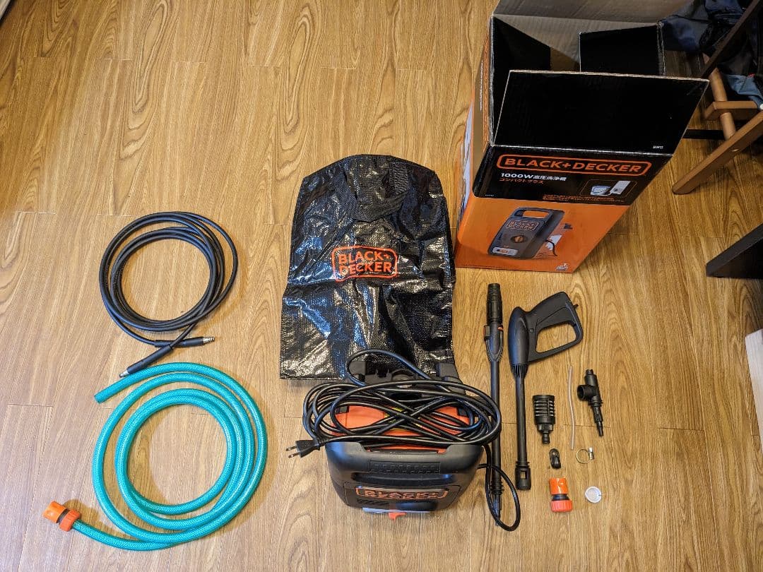 black ＆ decker BW13 高圧洗浄機