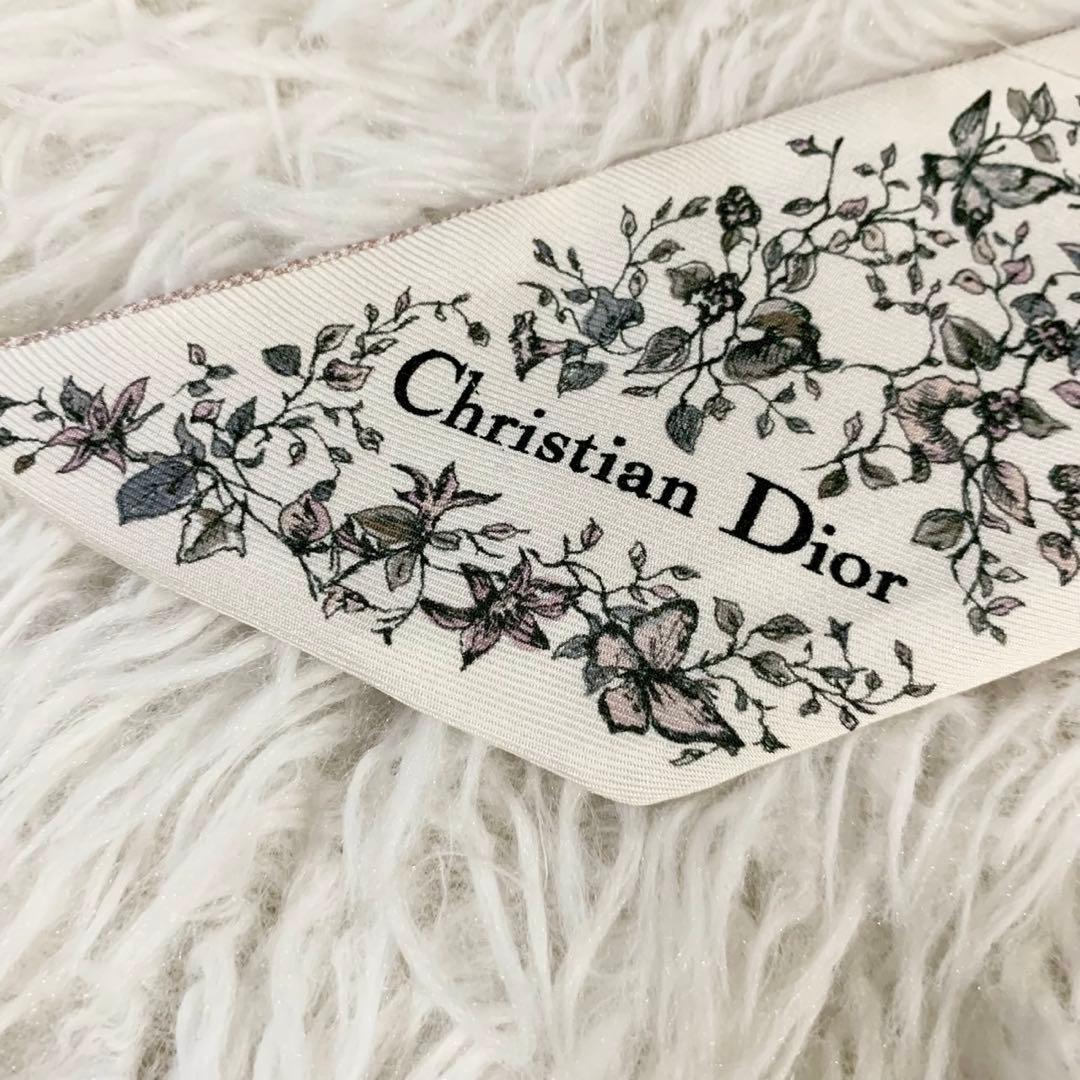 Christian Dior　クリスチャンディオール　ミッツァ　リボンスカーフ