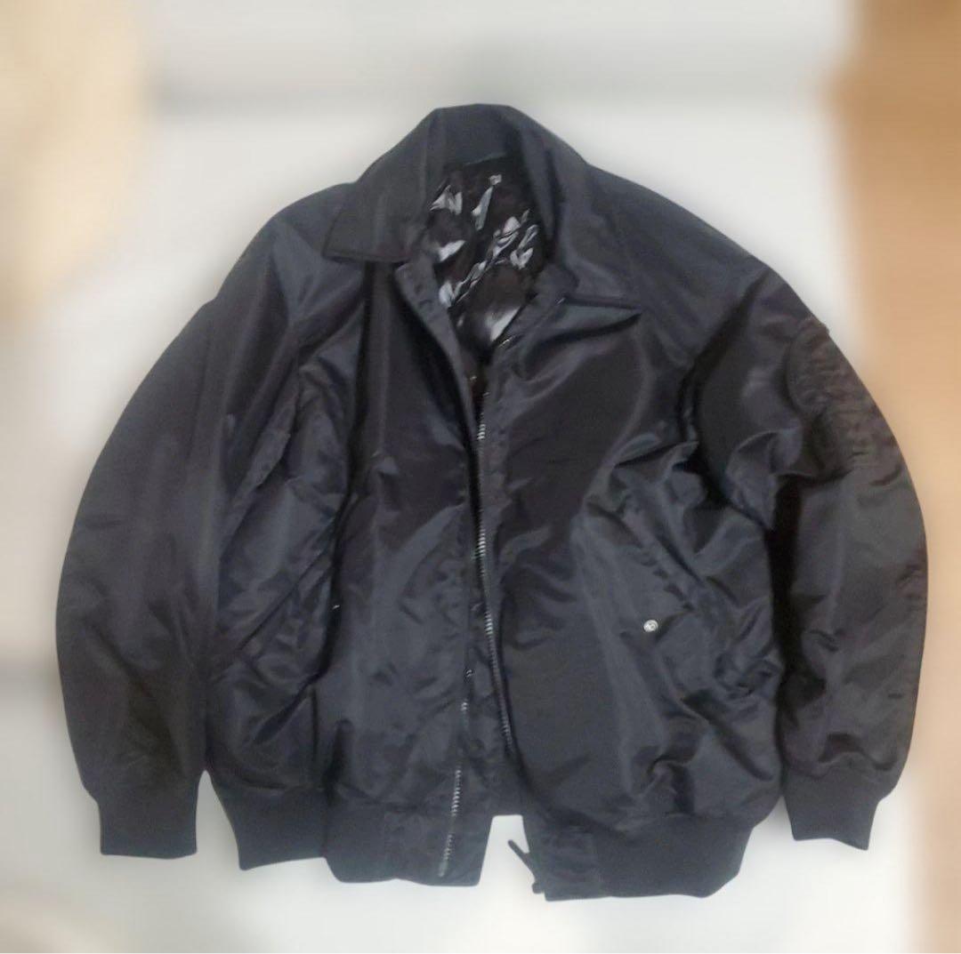 ダウンオーバーサイズリブブルゾン　ユニクロ+J A-2タイプ