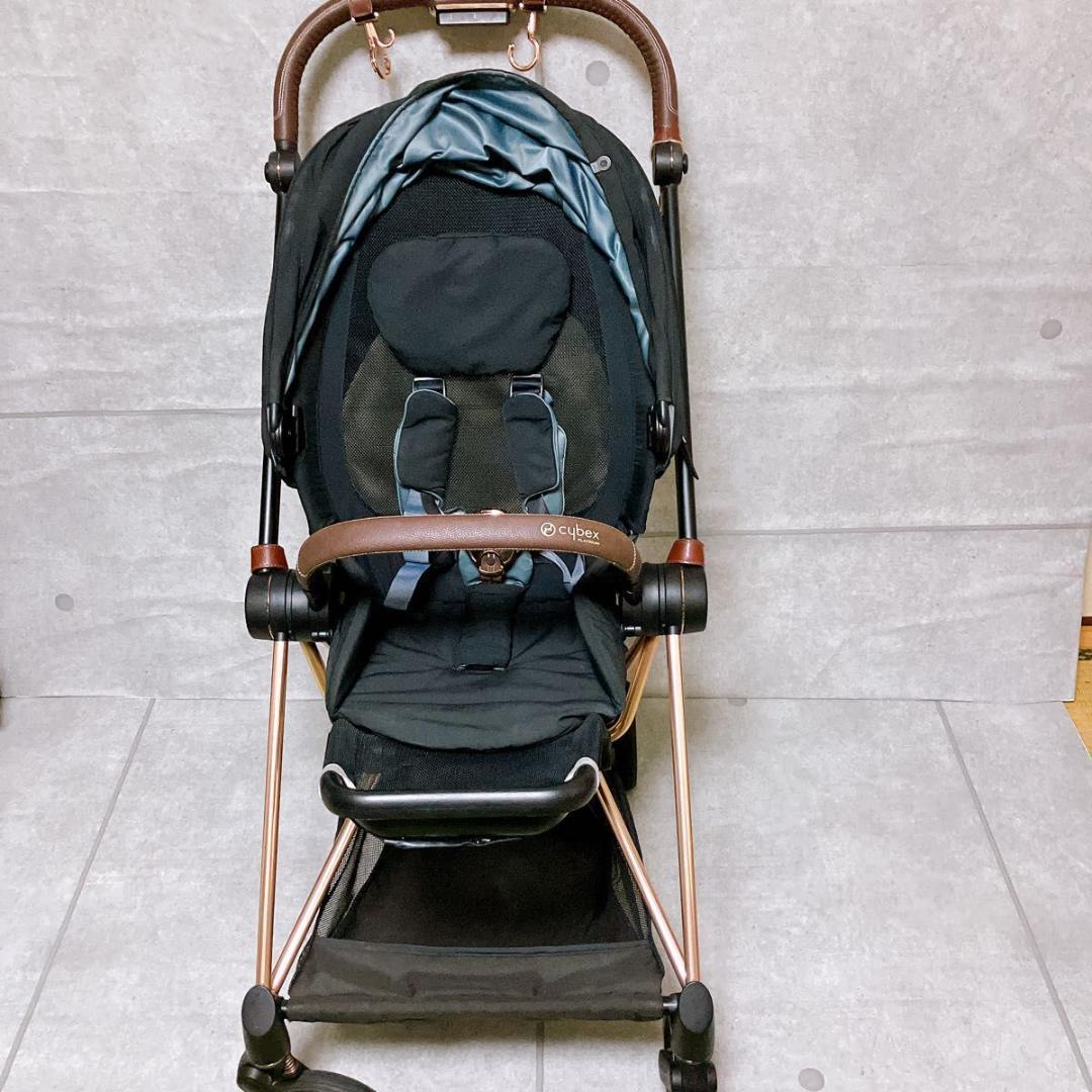 cybex mios ベビーカー ローズゴールドフレーム A型 両対面式 良品