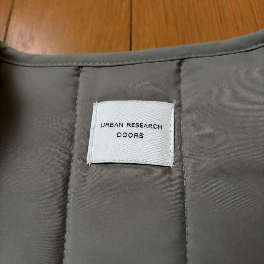 最終価格☆URBAN RESEARCH DOORS☆キルトノーカラーライトコート
