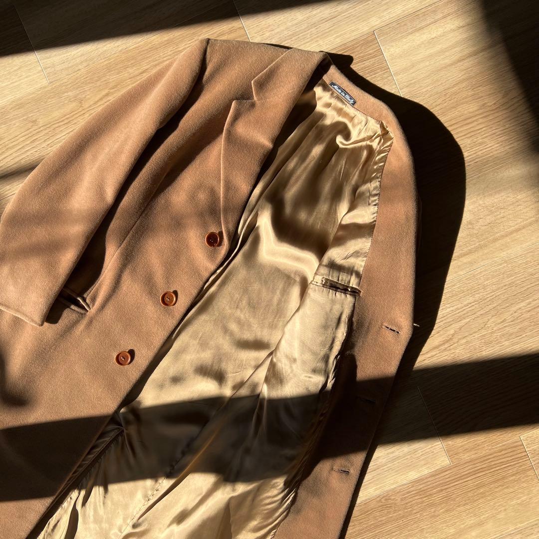 90s Giorgio Armani コート ロング カシミヤ キャメル