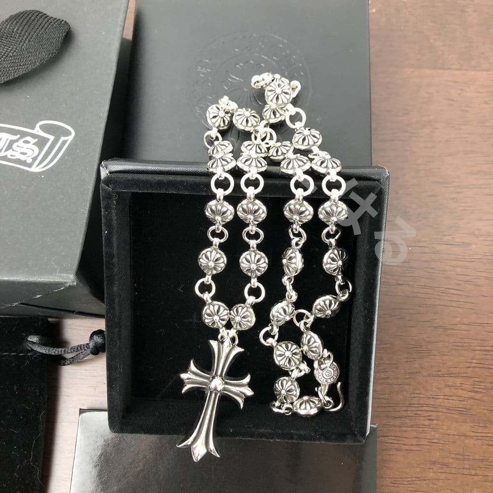 クロムハーツ　クロスボールチェーン スモールCHクロス ネックレス