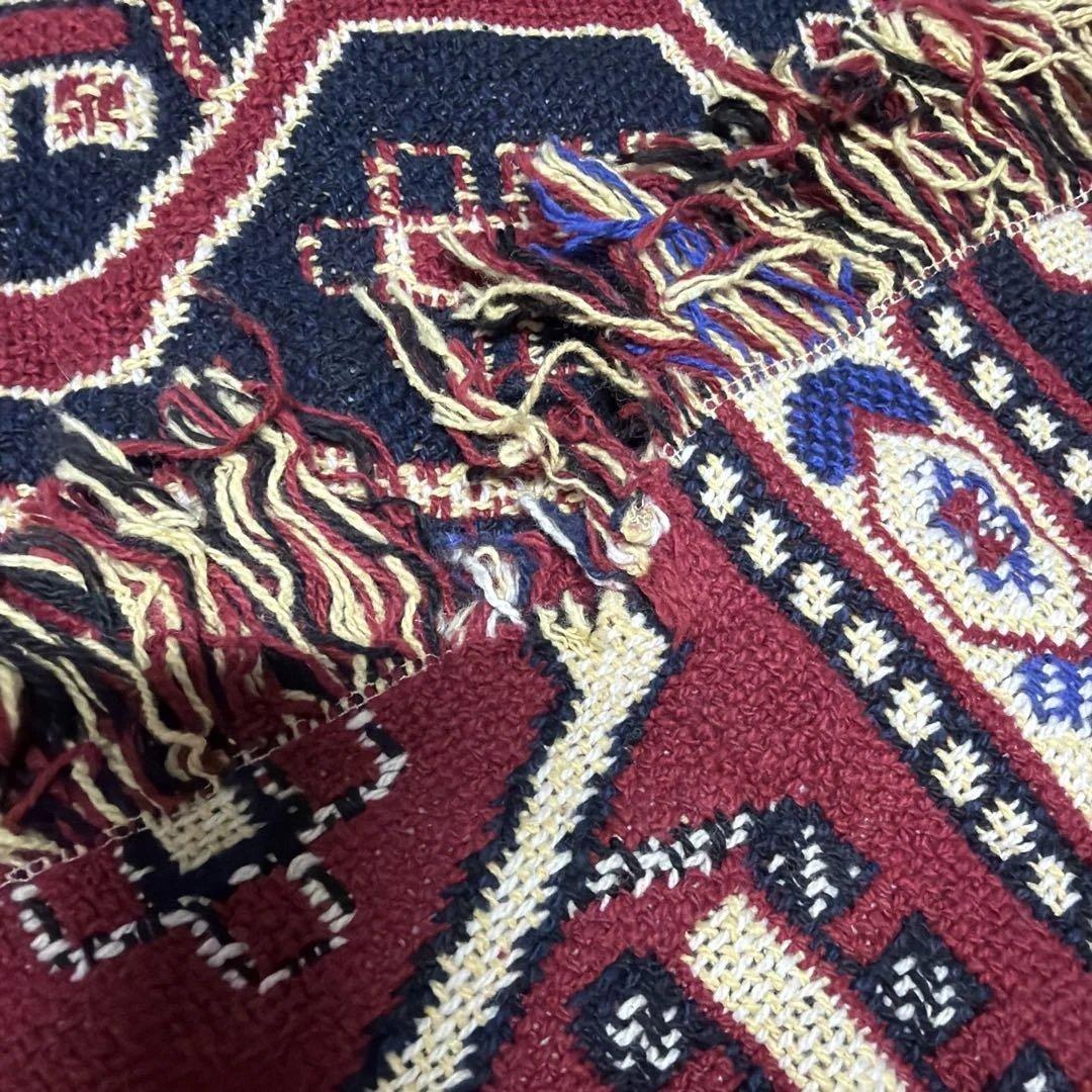 デッドストック　ネイティブ　マルチカバー　ソファカバー　ラグ　178x127