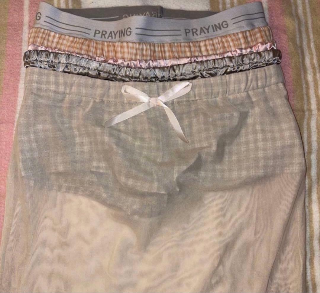 スカート PRAYING Boxer Sheer Skirt