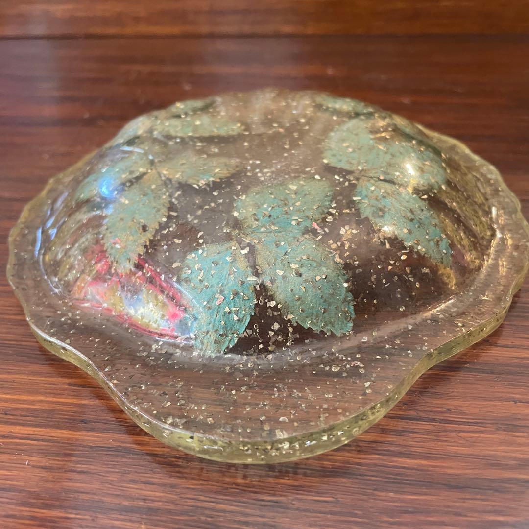 希少品！70's〜アメリカアンティーク　樹脂製三つ葉皿容器USAヴィンテージ雑貨