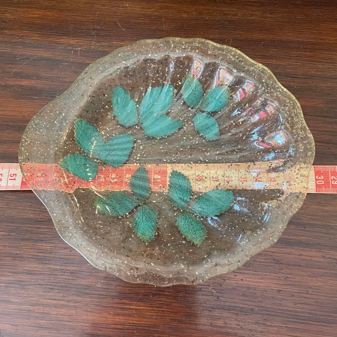 希少品！70's〜アメリカアンティーク　樹脂製三つ葉皿容器USAヴィンテージ雑貨