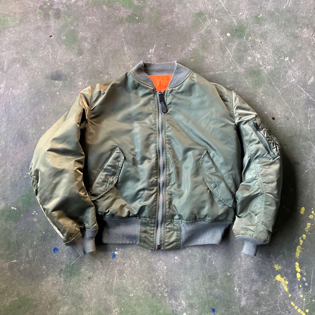 ALPHA INDUSTRIES MA-1 カーキ USA製 90s