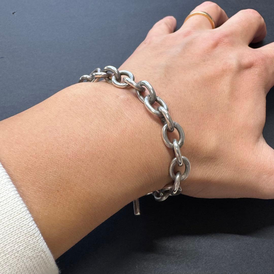 【メキシコ製 silver925】マンテルチェーンブレスレット