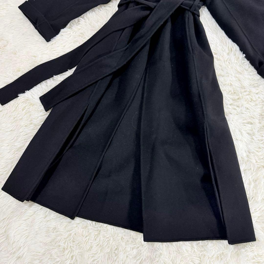 VERMEIL par iena イエナ カシミヤ混ビーバーサイドスリットコート