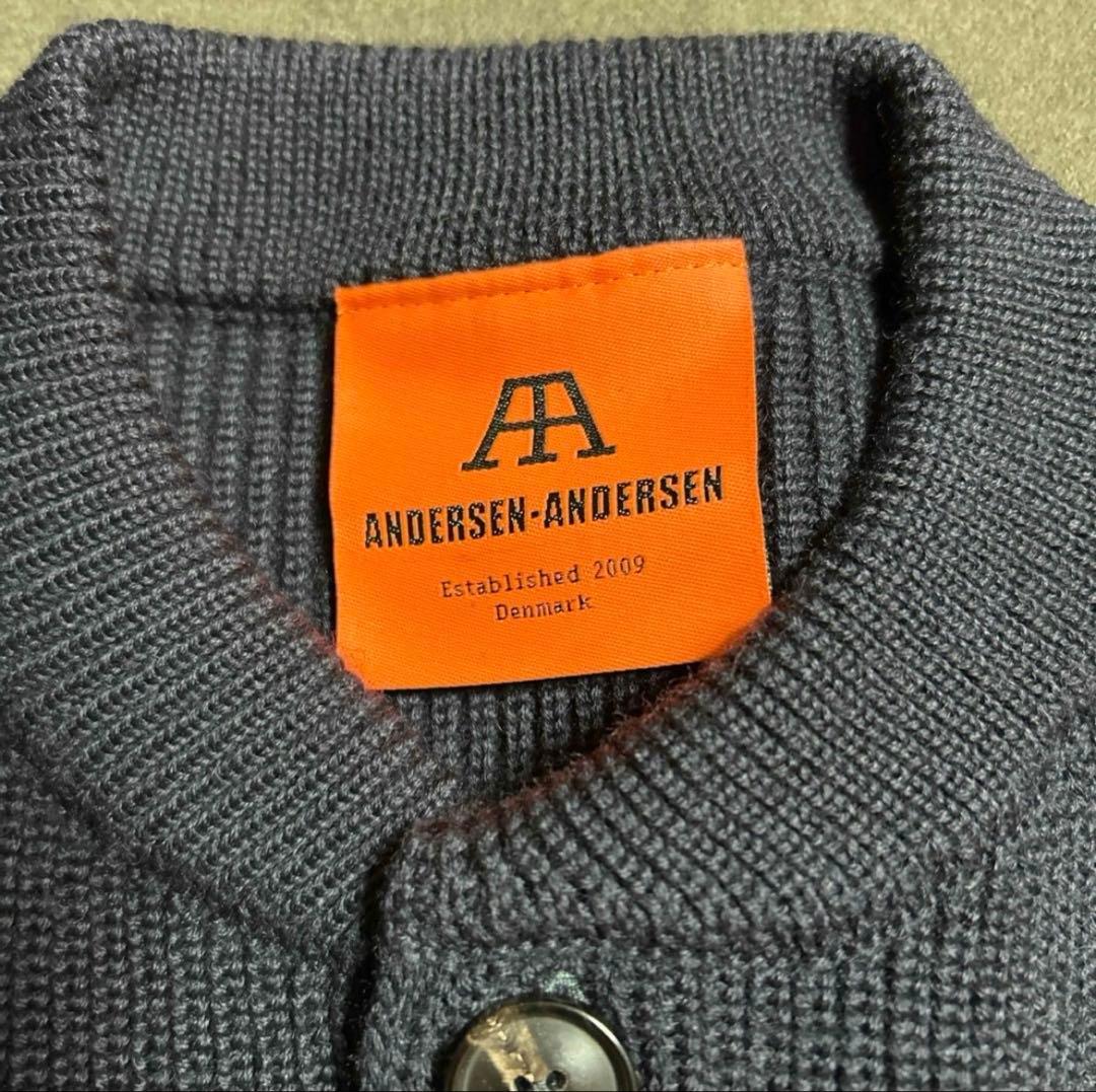 ANDERSEN-ANDERSEN スキッパージャケット Sサイズ ネイビー