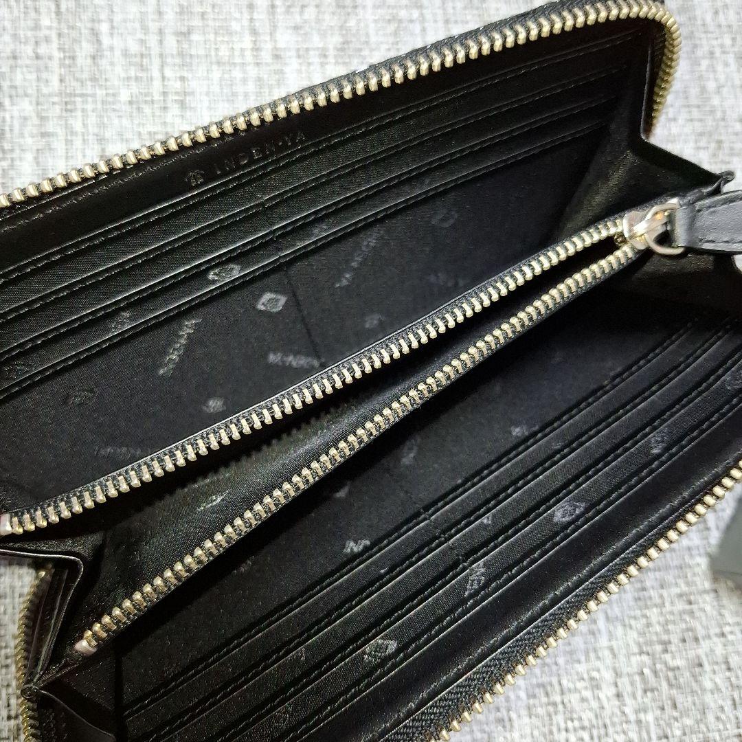 印傳屋　長財布　ラウンドファスナー