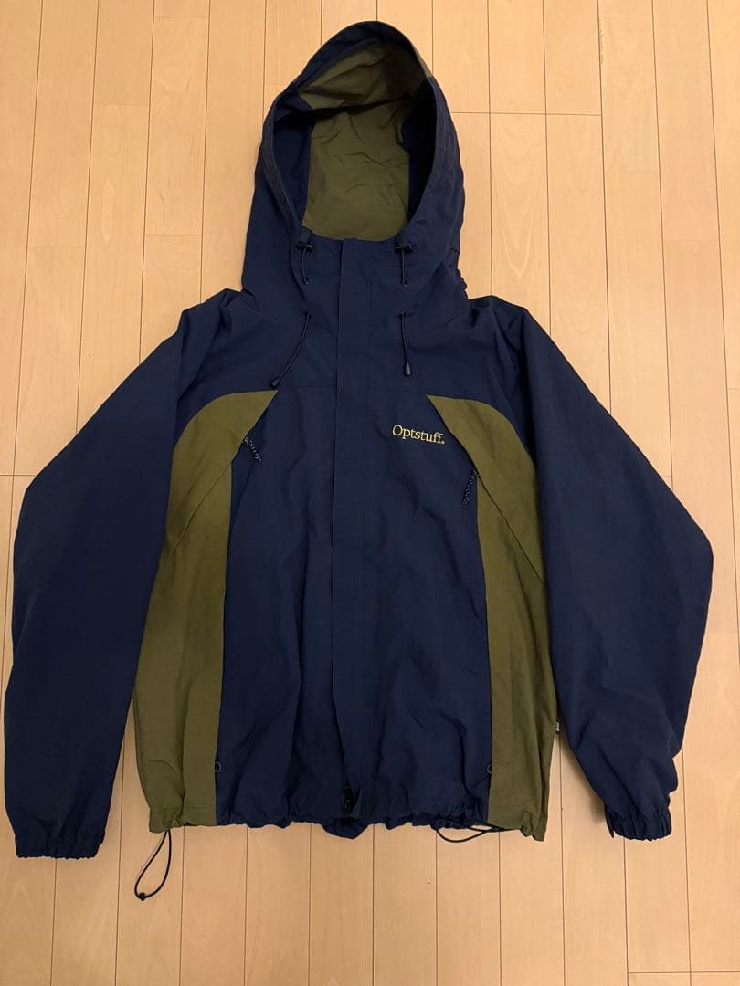 Optstuff Shell Parka (ネイビー×カーキ) Lサイズ
