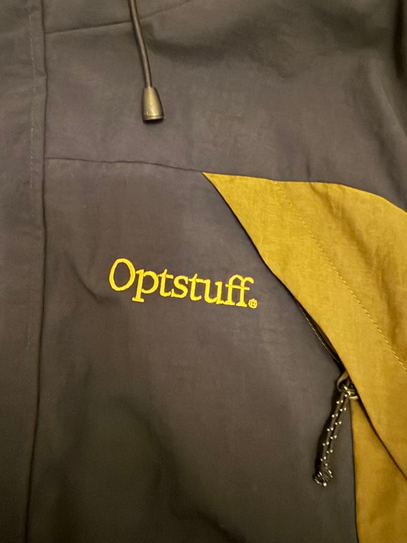 Optstuff Shell Parka (ネイビー×カーキ) Lサイズ