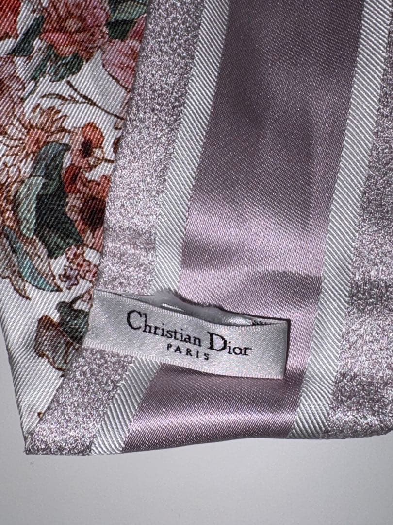 Christian Dior 花柄シルクスカーフ ミッツァ