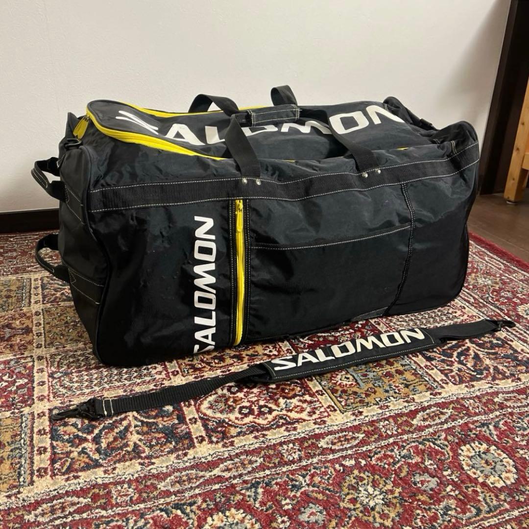 大容量◾️SALOMON サロモン キャスター付き キャリーバック ボストンバッグ