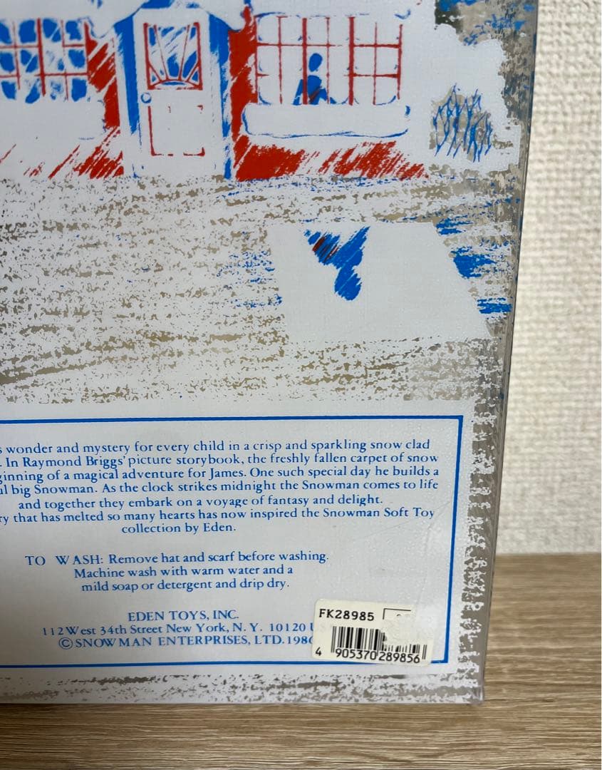 The man スノーマン　ぬいぐるみ　EDEN社