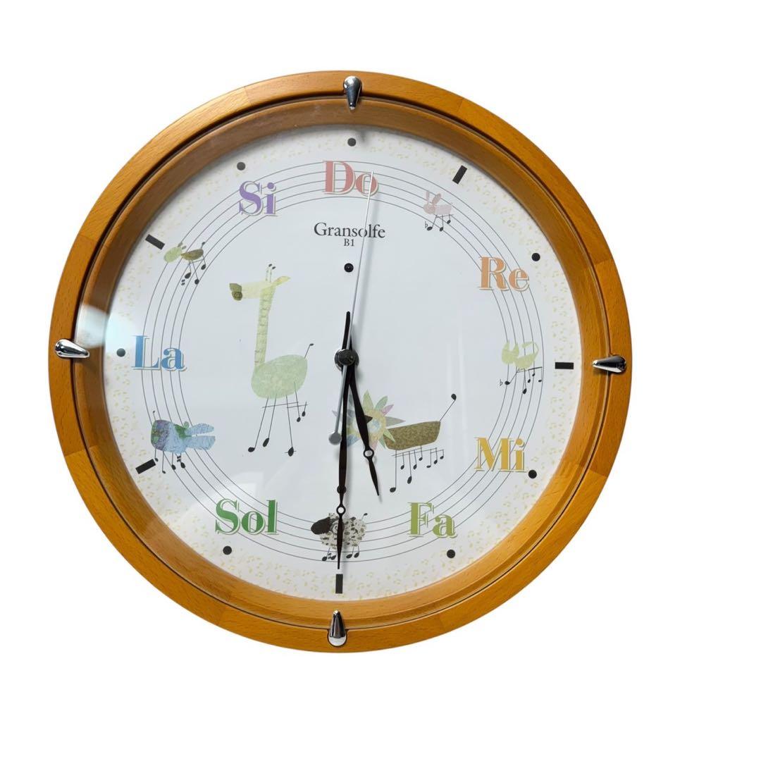 希少！Gransolfe B1 音楽ノート掛け時計