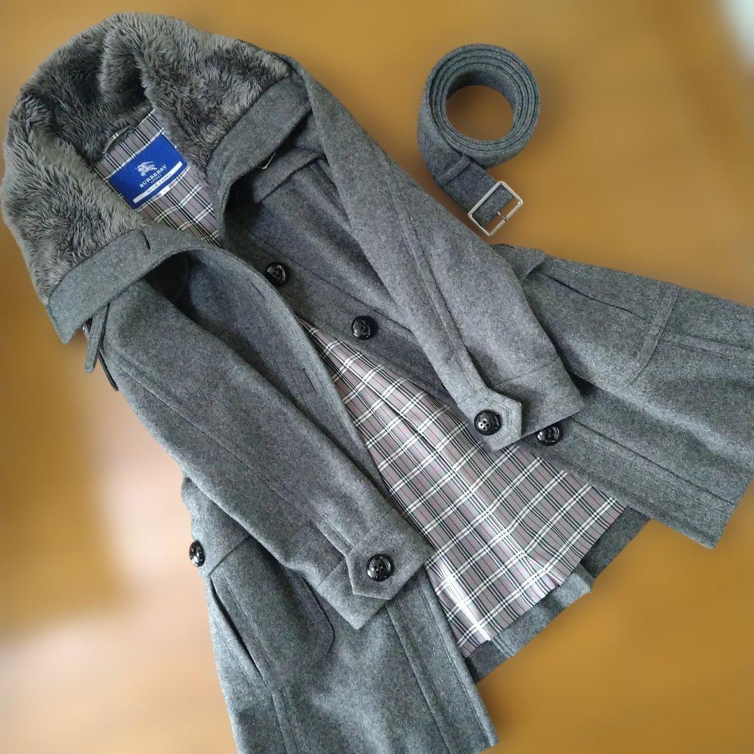 バーバリーブルーレーベルコート【美品】