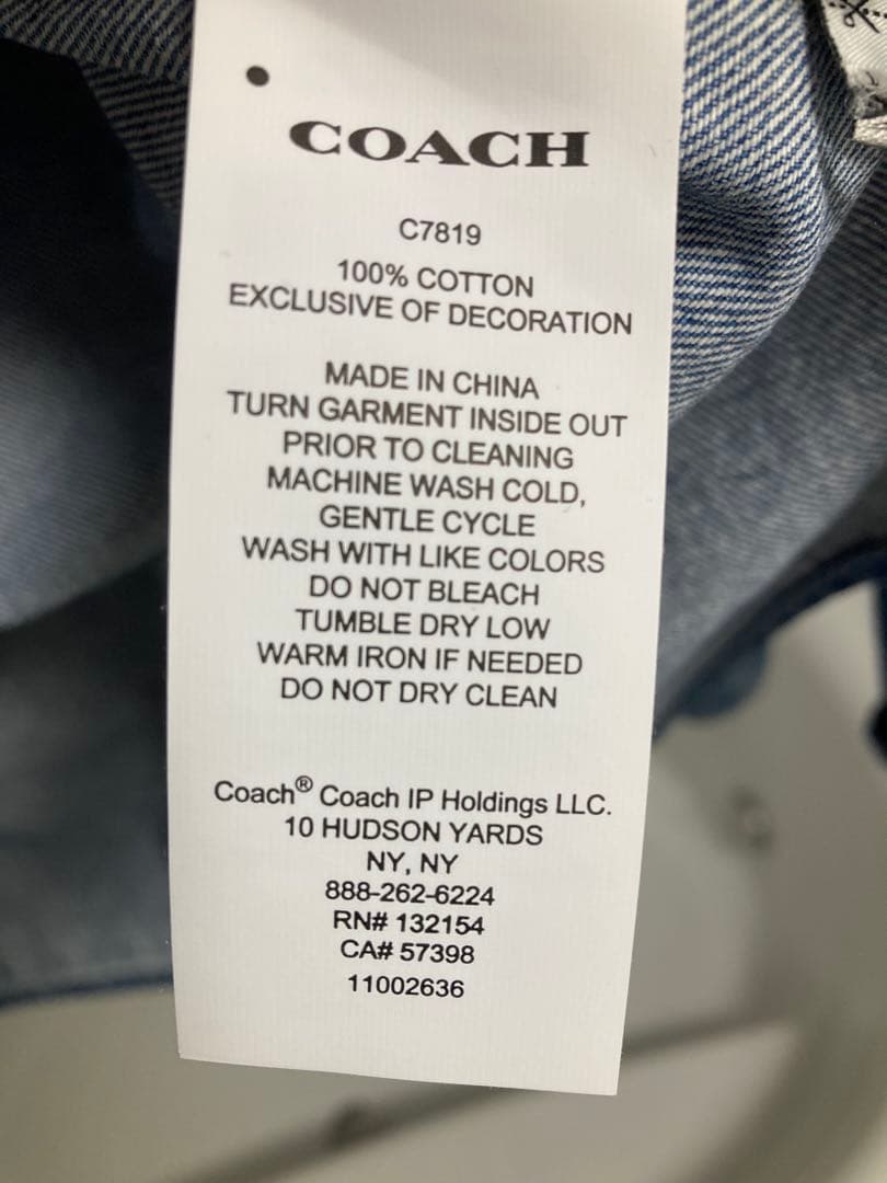 COACH コーチ デニムシャツ ダンガリーシャツ Mサイズ