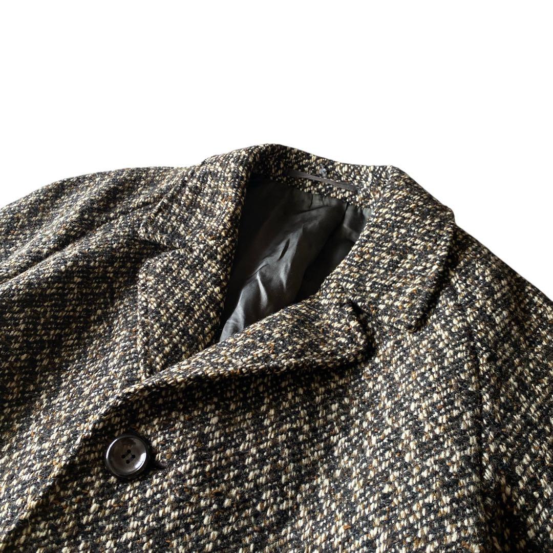 60s〜 German vintage wool tweed coat 46